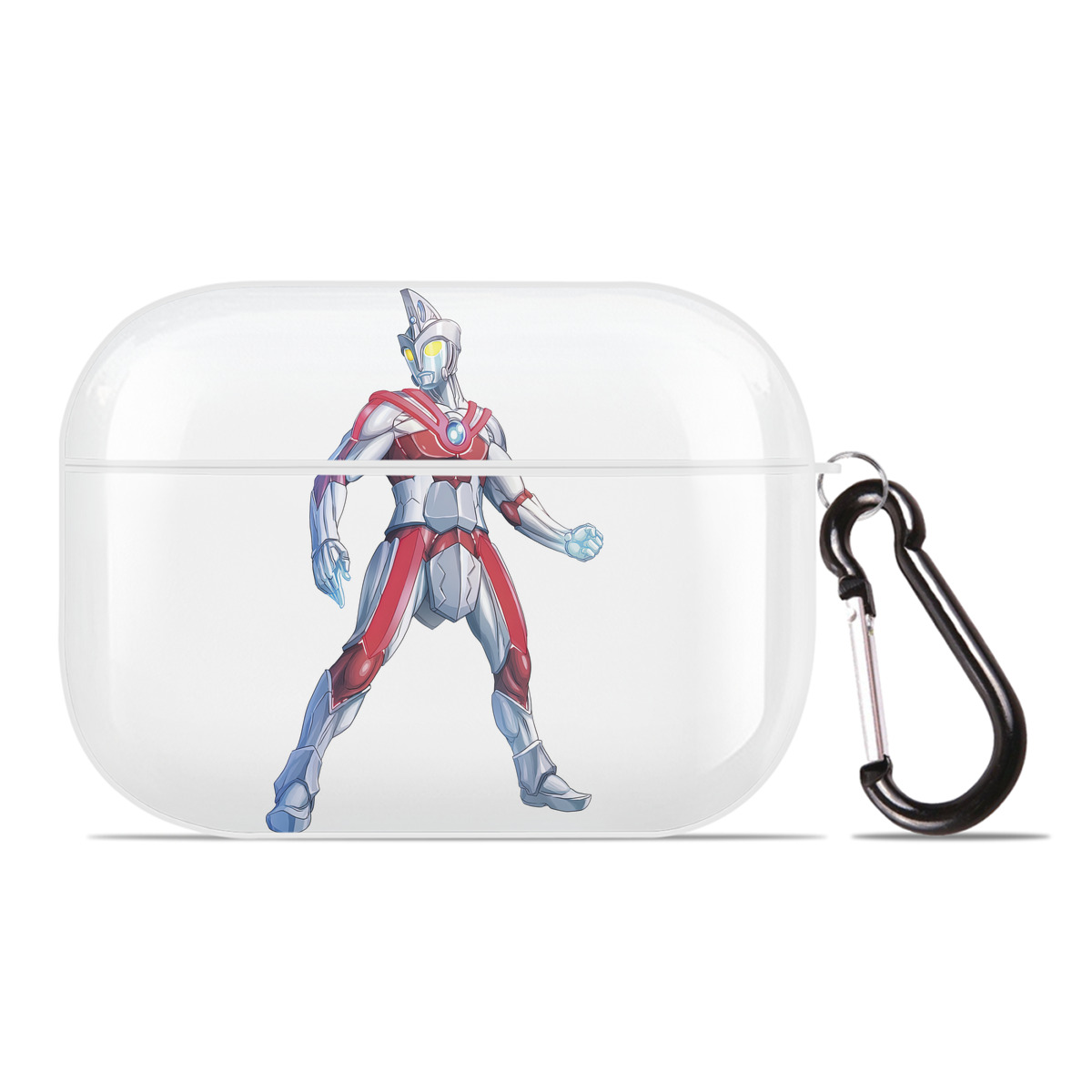 （画像用） ウルトラマン Ultraman 【AirPods Pro用】ハードシェル保護ケース 耐衝撃・防指紋・カラビナ付き商品仕様