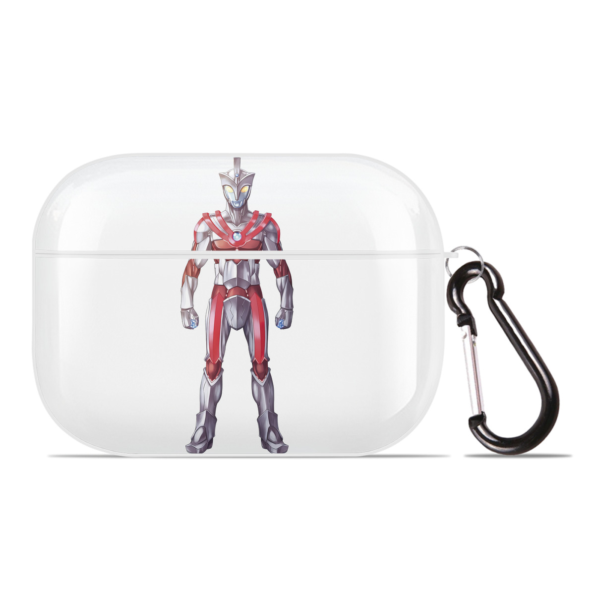 （画像用） ウルトラマン Ultraman 【AirPods Pro用】ハードシェル保護ケース 耐衝撃・防指紋・カラビナ付き商品仕様