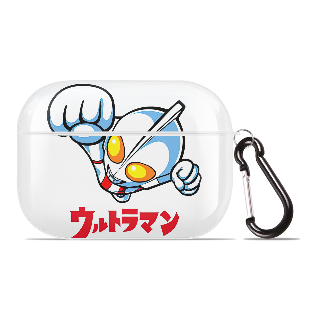 （画像用） ウルトラマン Ultraman 【AirPods Pro用】ハードシェル保護ケース 耐衝撃・防指紋・カラビナ付き商品仕様