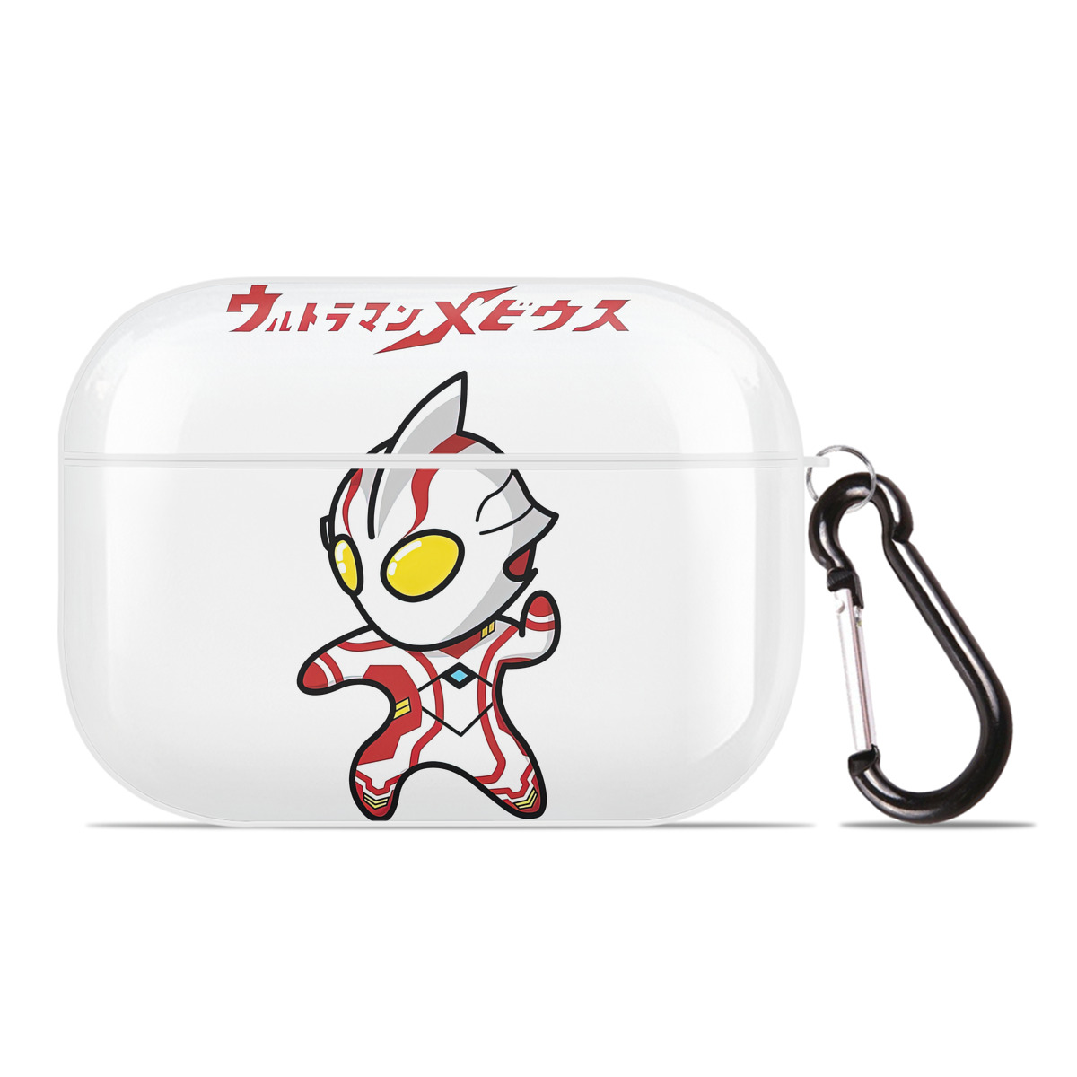 （画像用） ウルトラマン Ultraman 【AirPods Pro用】ハードシェル保護ケース 耐衝撃・防指紋・カラビナ付き商品仕様