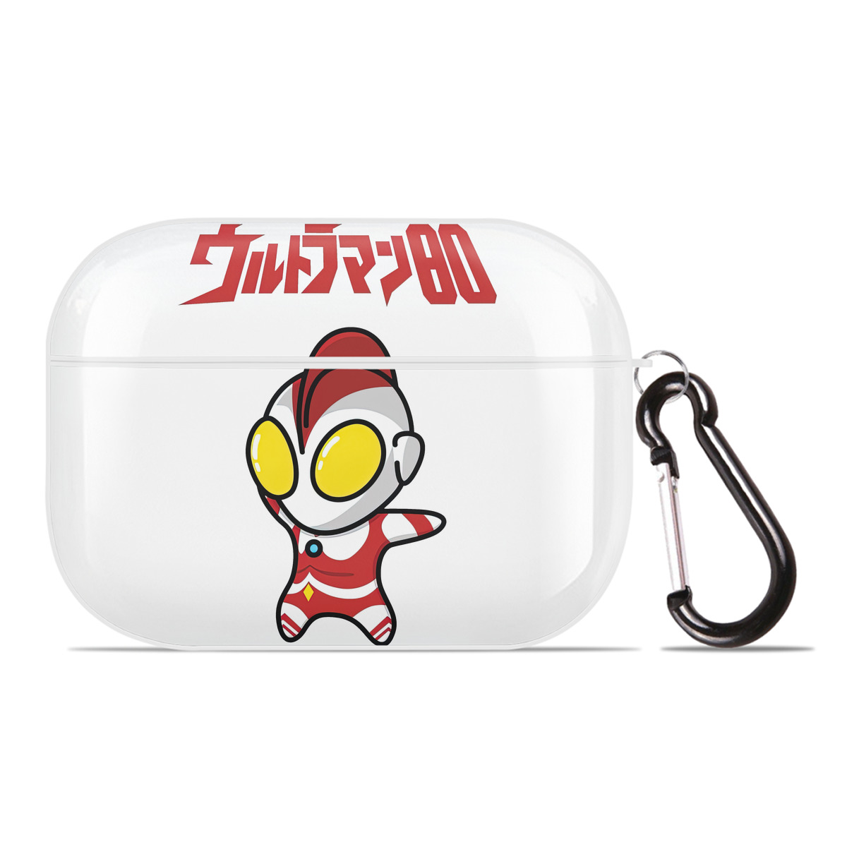 （画像用） ウルトラマン Ultraman 【AirPods Pro用】ハードシェル保護ケース 耐衝撃・防指紋・カラビナ付き商品仕様