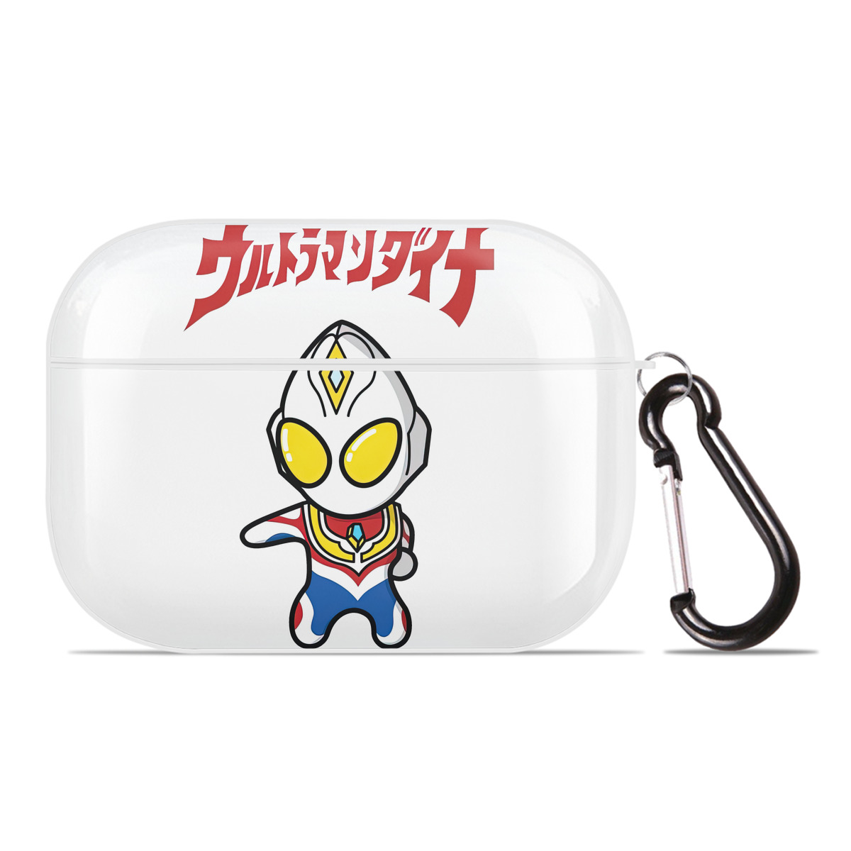 （画像用） ウルトラマン Ultraman 【AirPods Pro用】ハードシェル保護ケース 耐衝撃・防指紋・カラビナ付き商品仕様