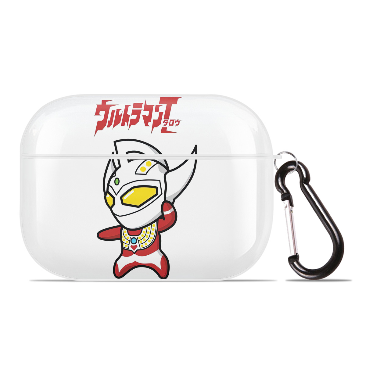 （画像用） ウルトラマン Ultraman 【AirPods Pro用】ハードシェル保護ケース 耐衝撃・防指紋・カラビナ付き商品仕様