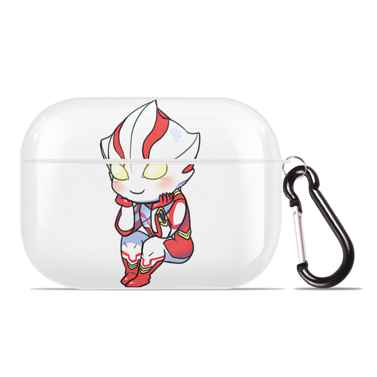 （画像用） ウルトラマン Ultraman 【AirPods Pro用】ハードシェル保護ケース 耐衝撃・防指紋・カラビナ付き商品仕様