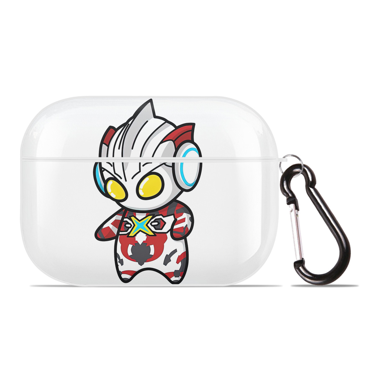 （画像用） ウルトラマン Ultraman 【AirPods Pro用】ハードシェル保護ケース 耐衝撃・防指紋・カラビナ付き商品仕様