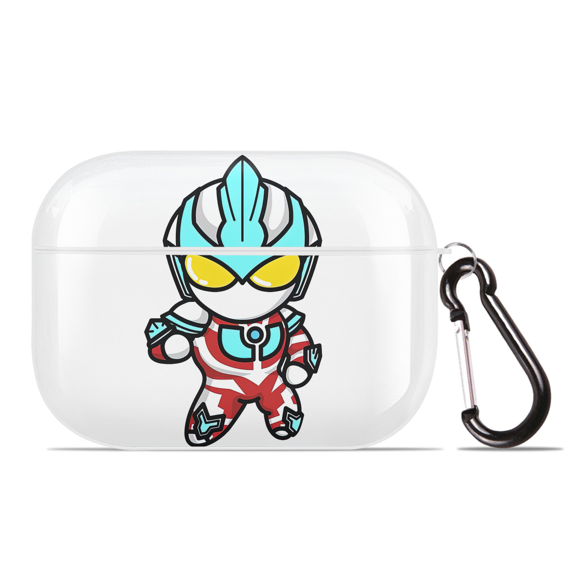 （画像用） ウルトラマン Ultraman 【AirPods Pro用】ハードシェル保護ケース 耐衝撃・防指紋・カラビナ付き商品仕様