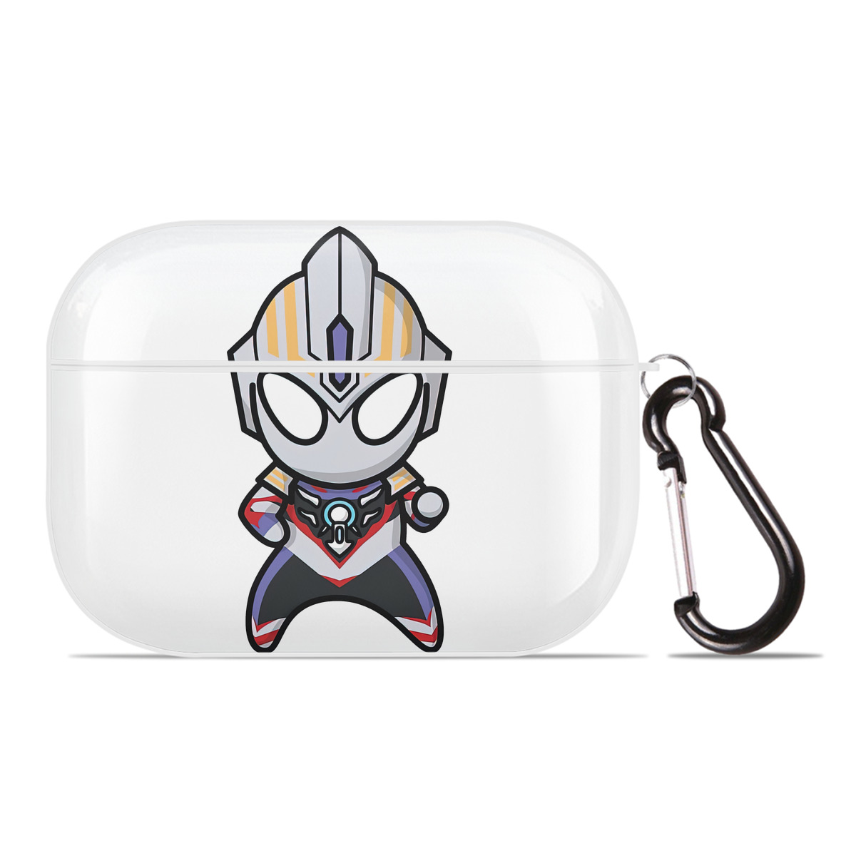 （画像用） ウルトラマン Ultraman 【AirPods Pro用】ハードシェル保護ケース 耐衝撃・防指紋・カラビナ付き商品仕様