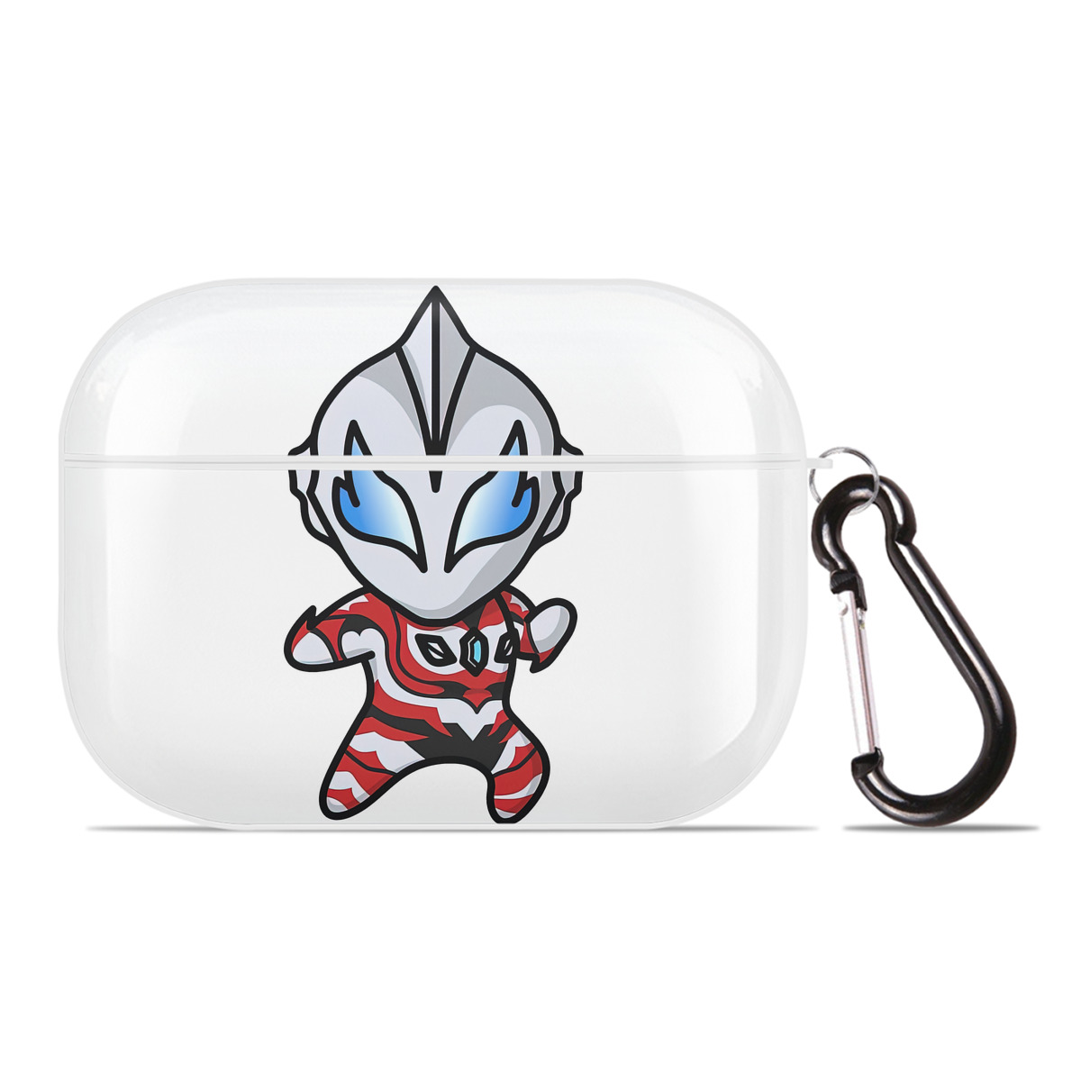 （画像用） ウルトラマン Ultraman 【AirPods Pro用】ハードシェル保護ケース 耐衝撃・防指紋・カラビナ付き商品仕様
