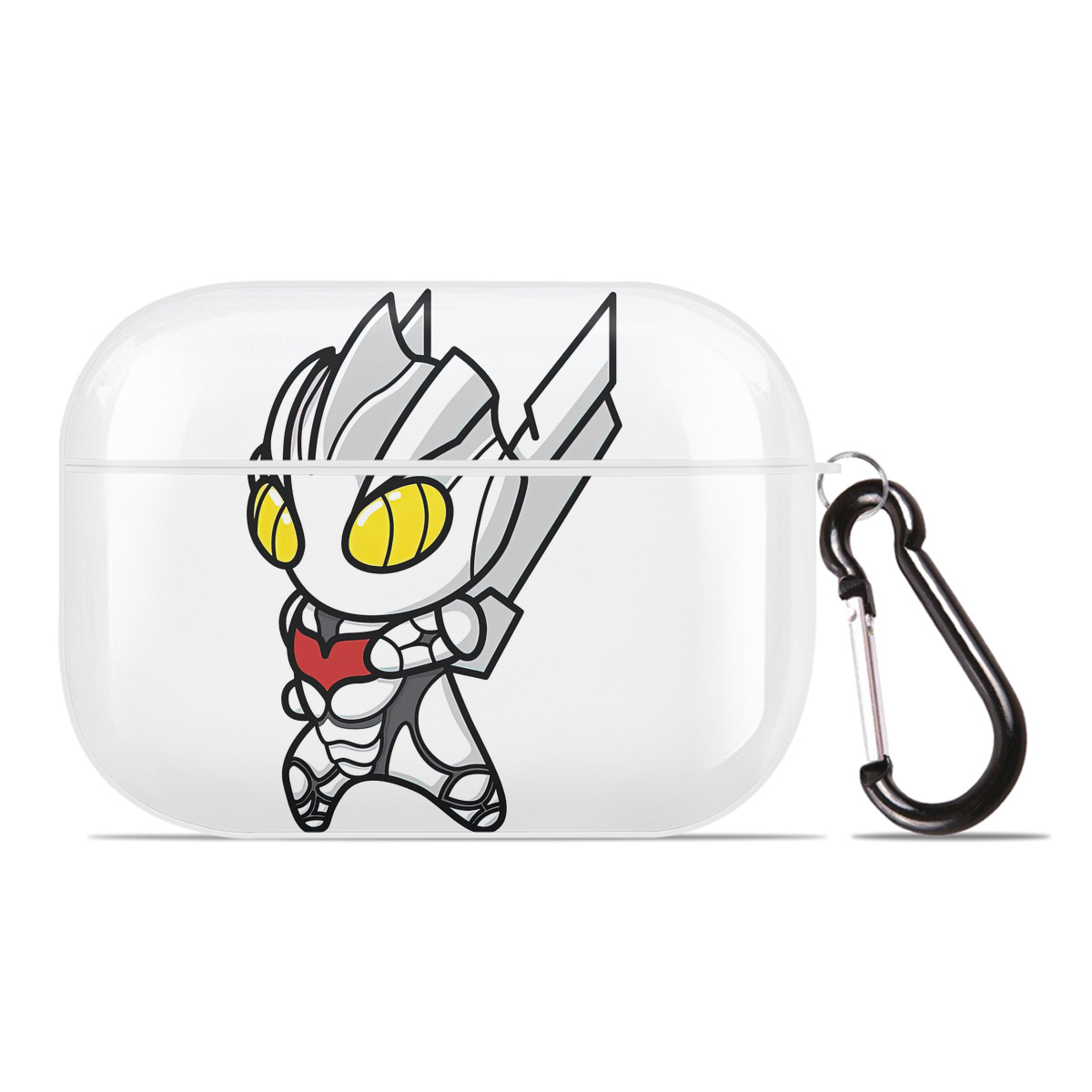 （画像用） ウルトラマン Ultraman 【AirPods Pro用】ハードシェル保護ケース 耐衝撃・防指紋・カラビナ付き商品仕様