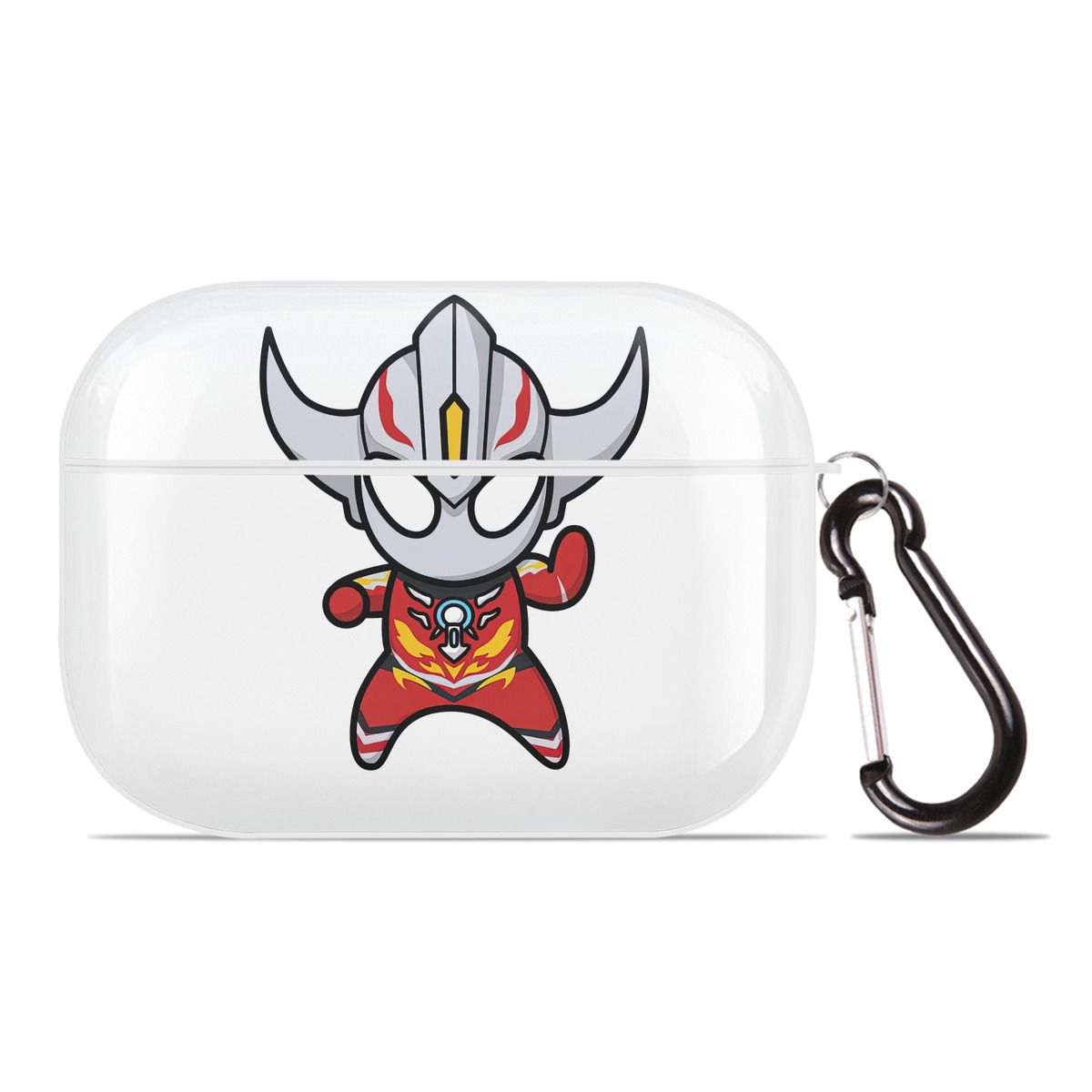 （画像用） ウルトラマン Ultraman 【AirPods Pro用】ハードシェル保護ケース 耐衝撃・防指紋・カラビナ付き商品仕様