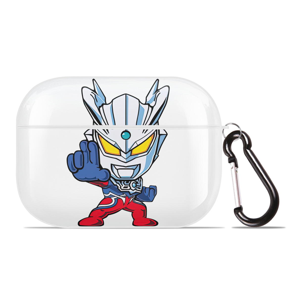 （画像用） ウルトラマン Ultraman 【AirPods Pro用】ハードシェル保護ケース 耐衝撃・防指紋・カラビナ付き商品仕様
