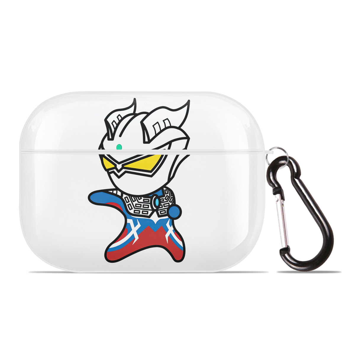 （画像用） ウルトラマン Ultraman 【AirPods Pro用】ハードシェル保護ケース 耐衝撃・防指紋・カラビナ付き商品仕様