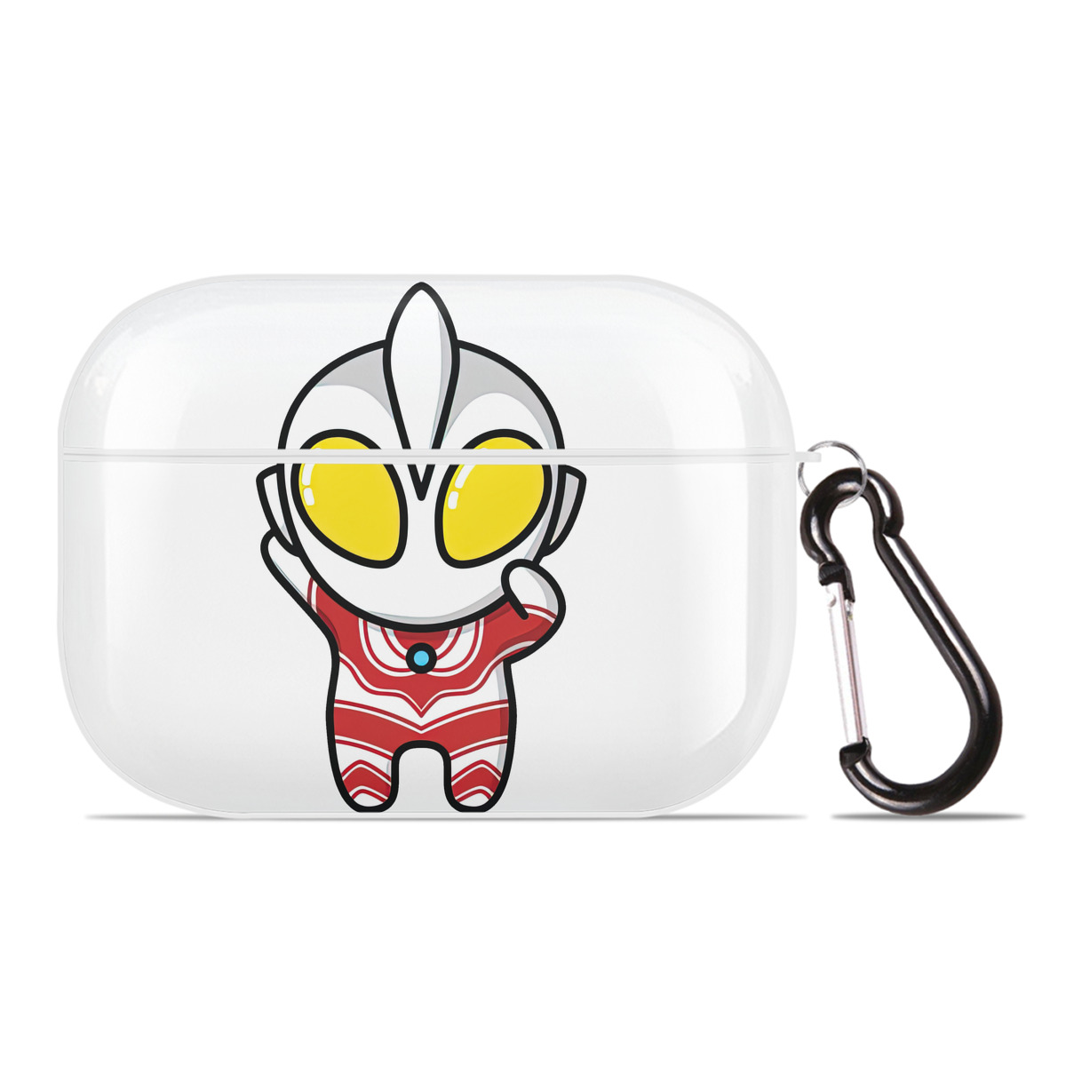 （画像用） ウルトラマン Ultraman 【AirPods Pro用】ハードシェル保護ケース 耐衝撃・防指紋・カラビナ付き商品仕様