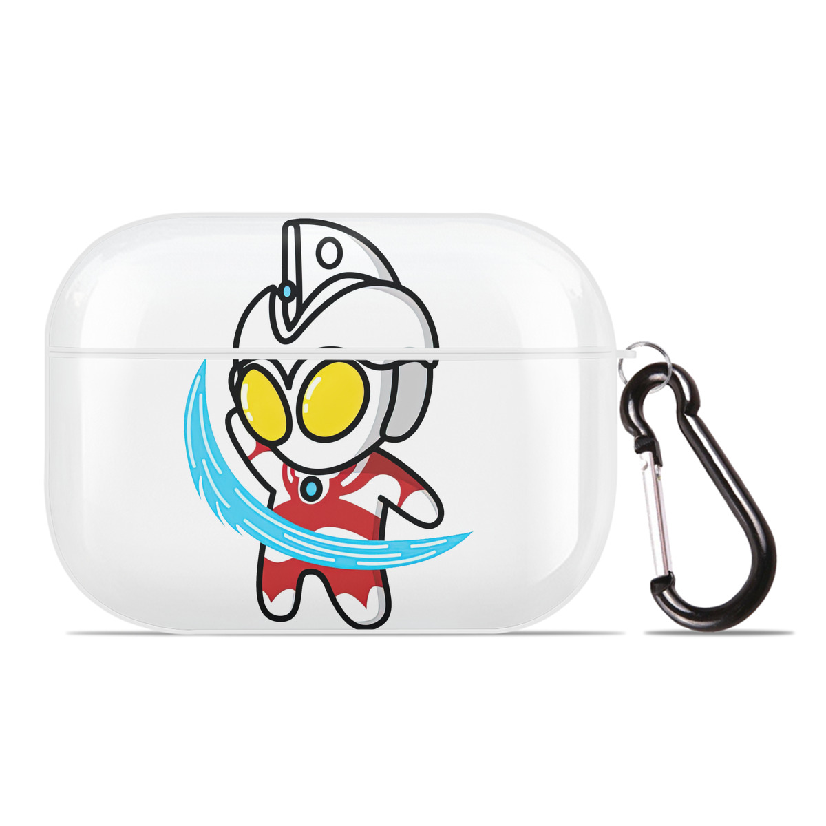 （画像用） ウルトラマン Ultraman 【AirPods Pro用】ハードシェル保護ケース 耐衝撃・防指紋・カラビナ付き商品仕様
