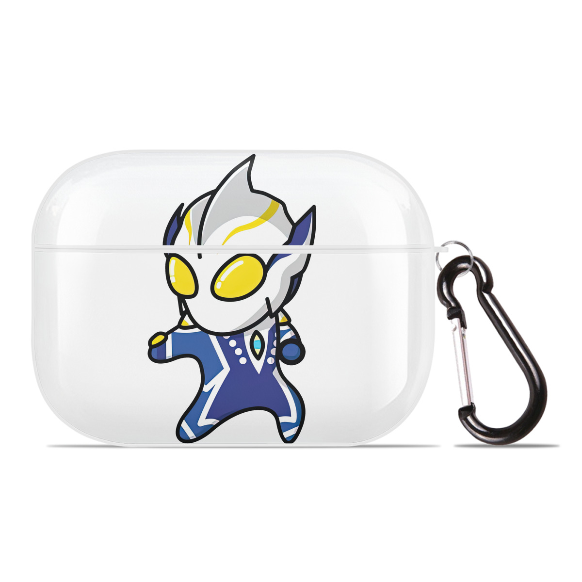 （画像用） ウルトラマン Ultraman 【AirPods Pro用】ハードシェル保護ケース 耐衝撃・防指紋・カラビナ付き商品仕様