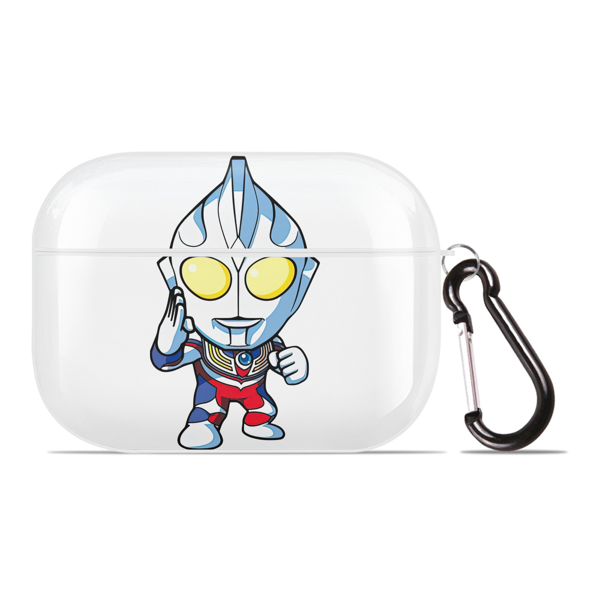 （画像用） ウルトラマン Ultraman 【AirPods Pro用】ハードシェル保護ケース 耐衝撃・防指紋・カラビナ付き商品仕様