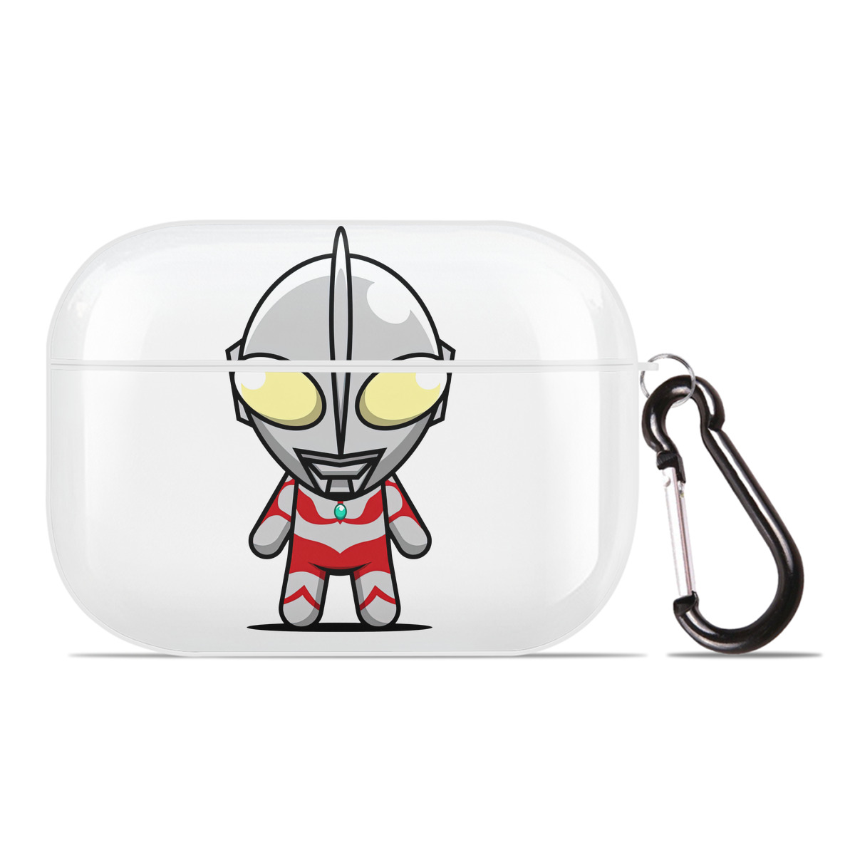 （画像用） ウルトラマン Ultraman 【AirPods Pro用】ハードシェル保護ケース 耐衝撃・防指紋・カラビナ付き商品仕様
