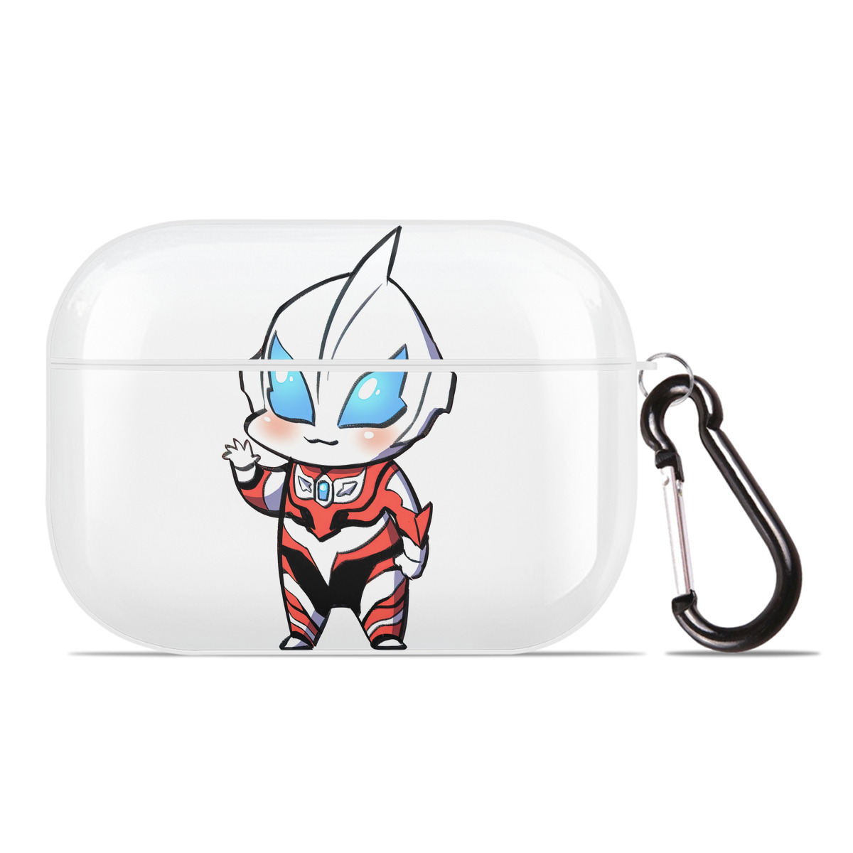 （画像用） ウルトラマン Ultraman 【AirPods Pro用】ハードシェル保護ケース 耐衝撃・防指紋・カラビナ付き商品仕様