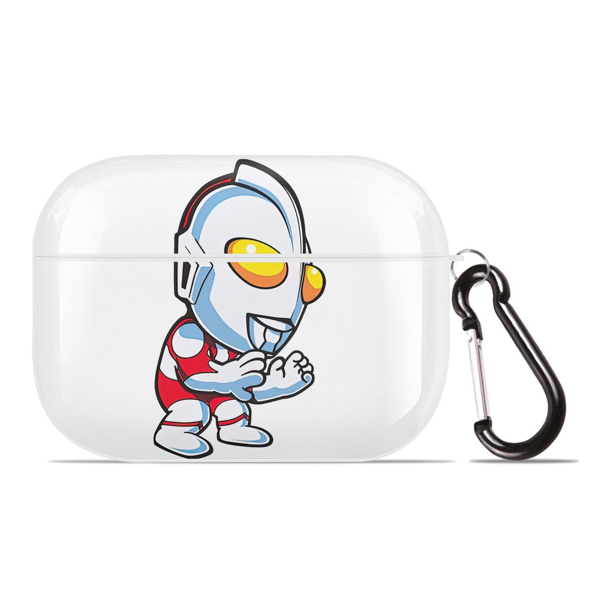 （画像用） ウルトラマン Ultraman 【AirPods Pro用】ハードシェル保護ケース 耐衝撃・防指紋・カラビナ付き商品仕様