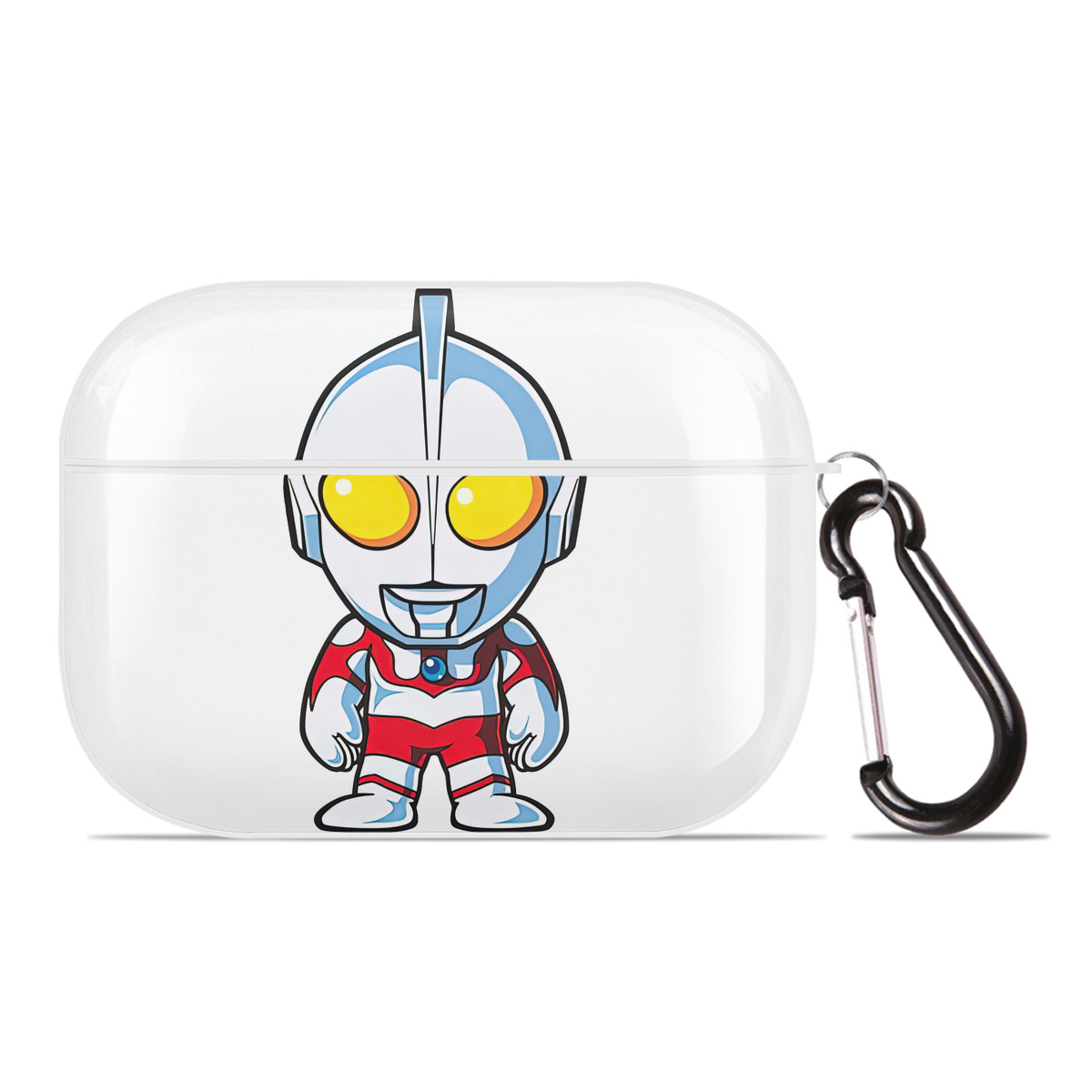 （画像用） ウルトラマン Ultraman 【AirPods Pro用】ハードシェル保護ケース 耐衝撃・防指紋・カラビナ付き商品仕様