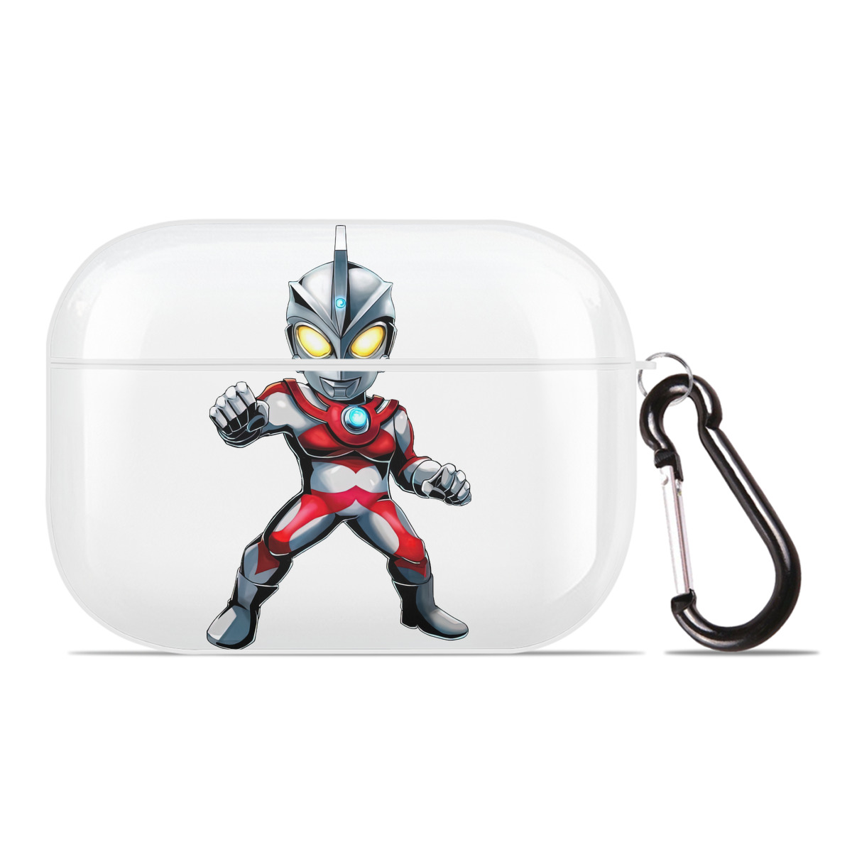 （画像用） ウルトラマン Ultraman 【AirPods Pro用】ハードシェル保護ケース 耐衝撃・防指紋・カラビナ付き商品仕様