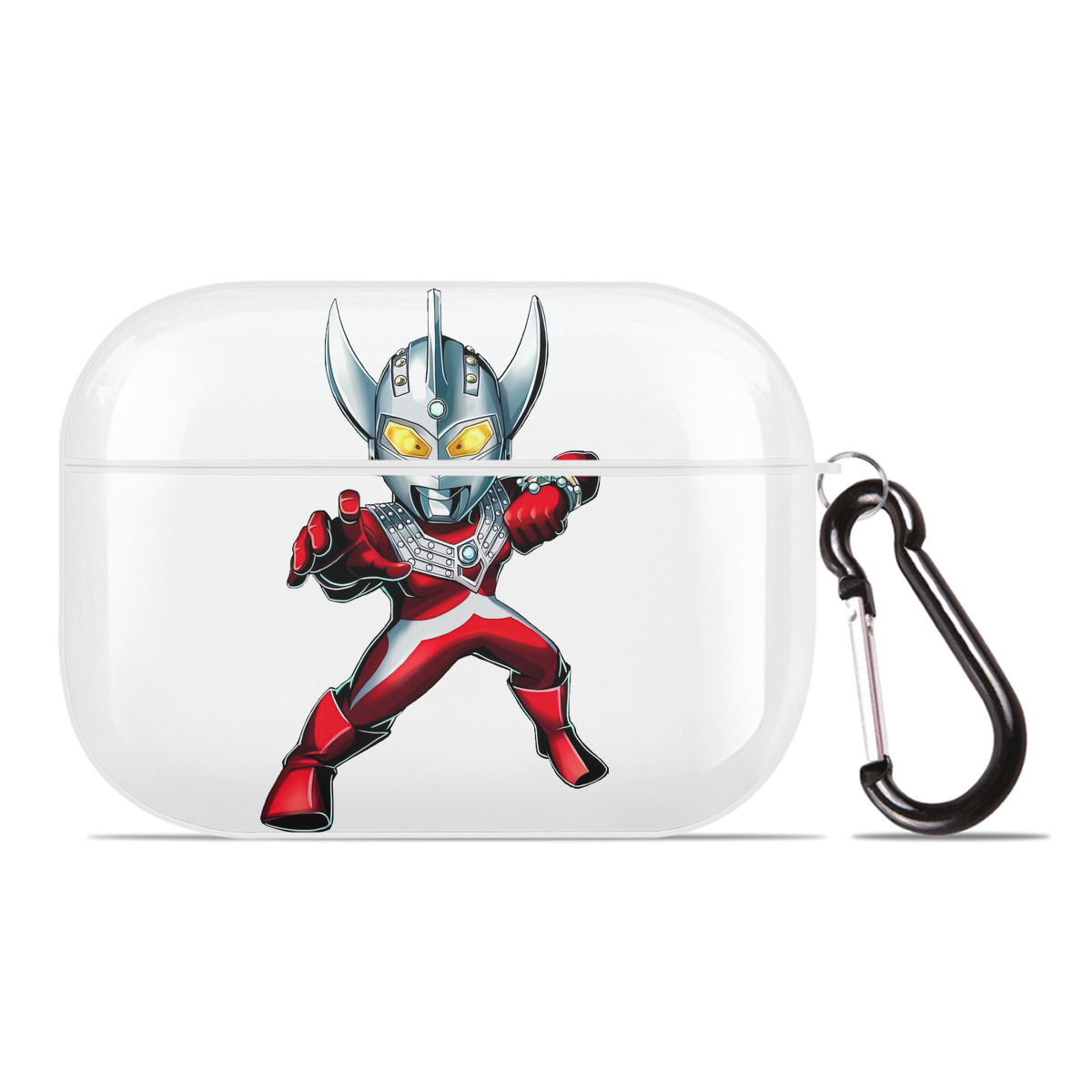 （画像用） ウルトラマン Ultraman 【AirPods Pro用】ハードシェル保護ケース 耐衝撃・防指紋・カラビナ付き商品仕様