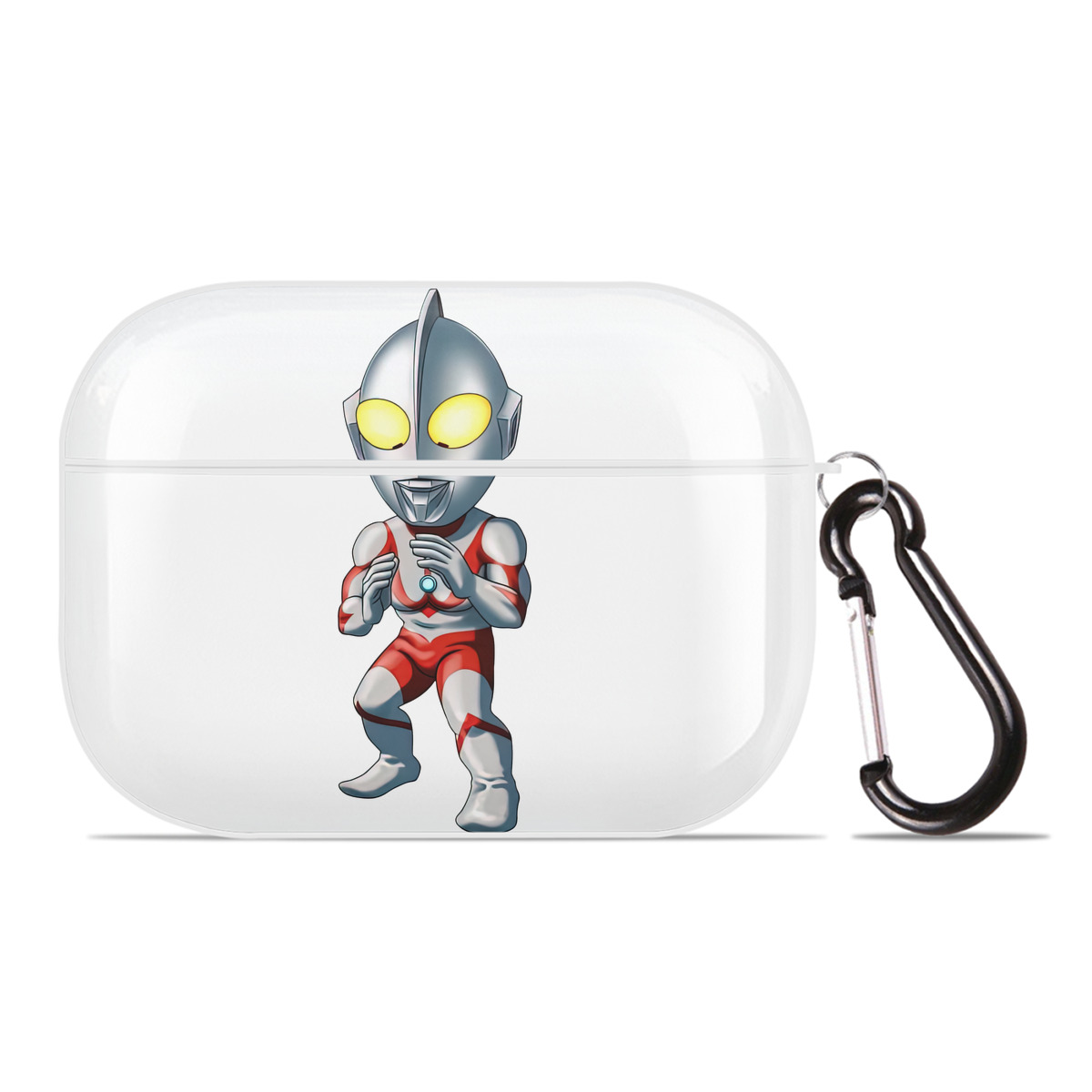 （画像用） ウルトラマン Ultraman 【AirPods Pro用】ハードシェル保護ケース 耐衝撃・防指紋・カラビナ付き商品仕様