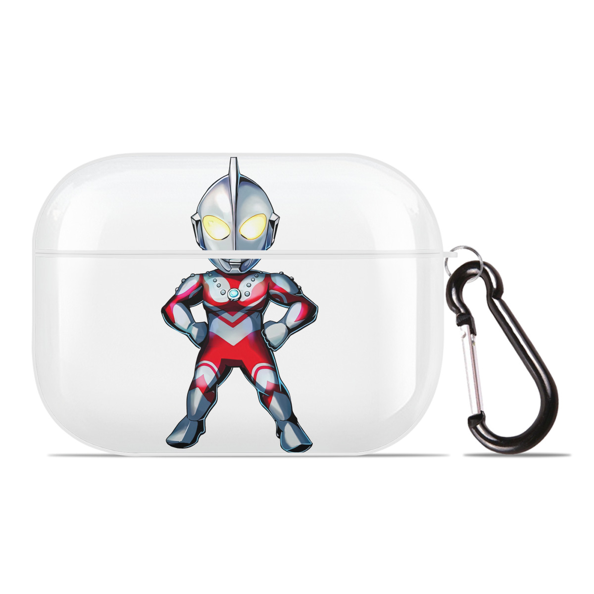 （画像用） ウルトラマン Ultraman 【AirPods Pro用】ハードシェル保護ケース 耐衝撃・防指紋・カラビナ付き商品仕様