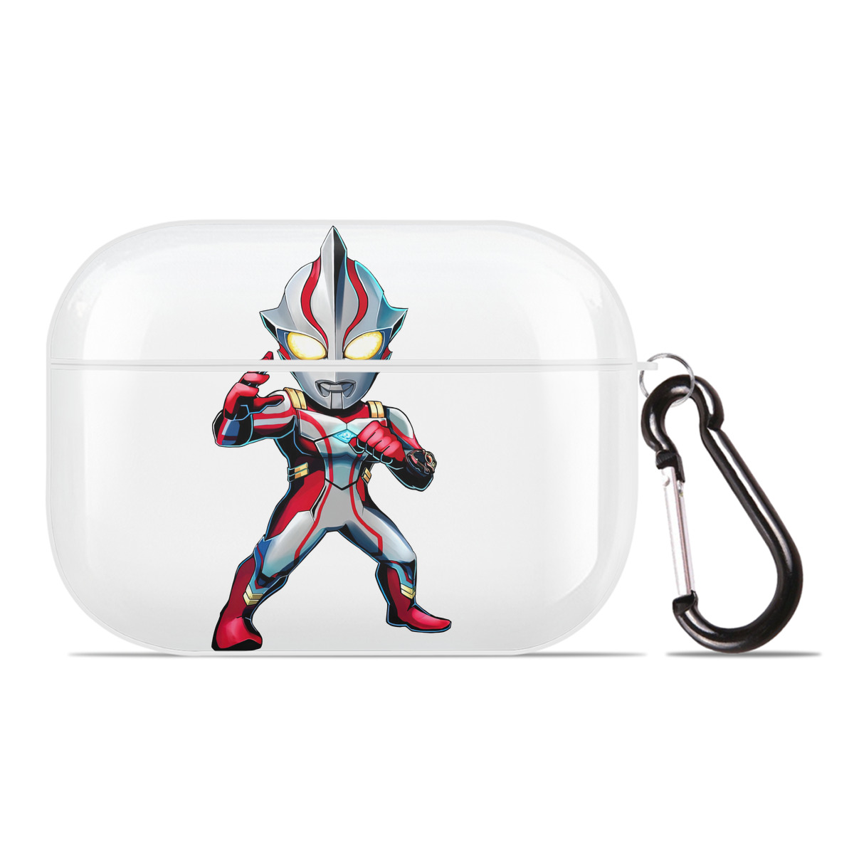 （画像用） ウルトラマン Ultraman 【AirPods Pro用】ハードシェル保護ケース 耐衝撃・防指紋・カラビナ付き商品仕様