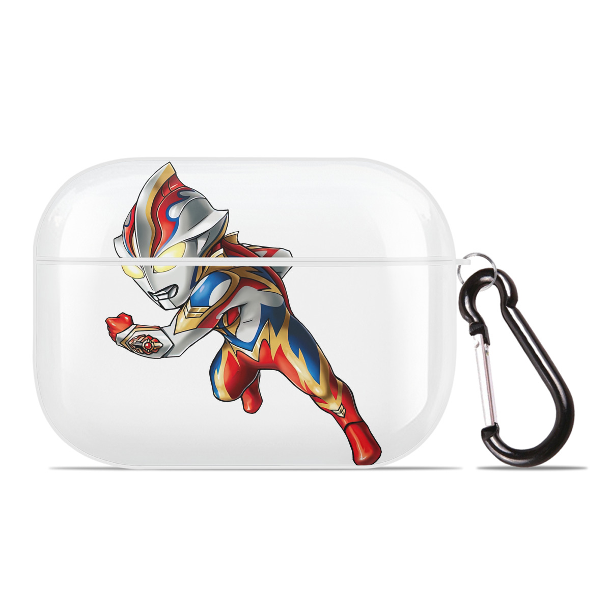 （画像用） ウルトラマン Ultraman 【AirPods Pro用】ハードシェル保護ケース 耐衝撃・防指紋・カラビナ付き商品仕様