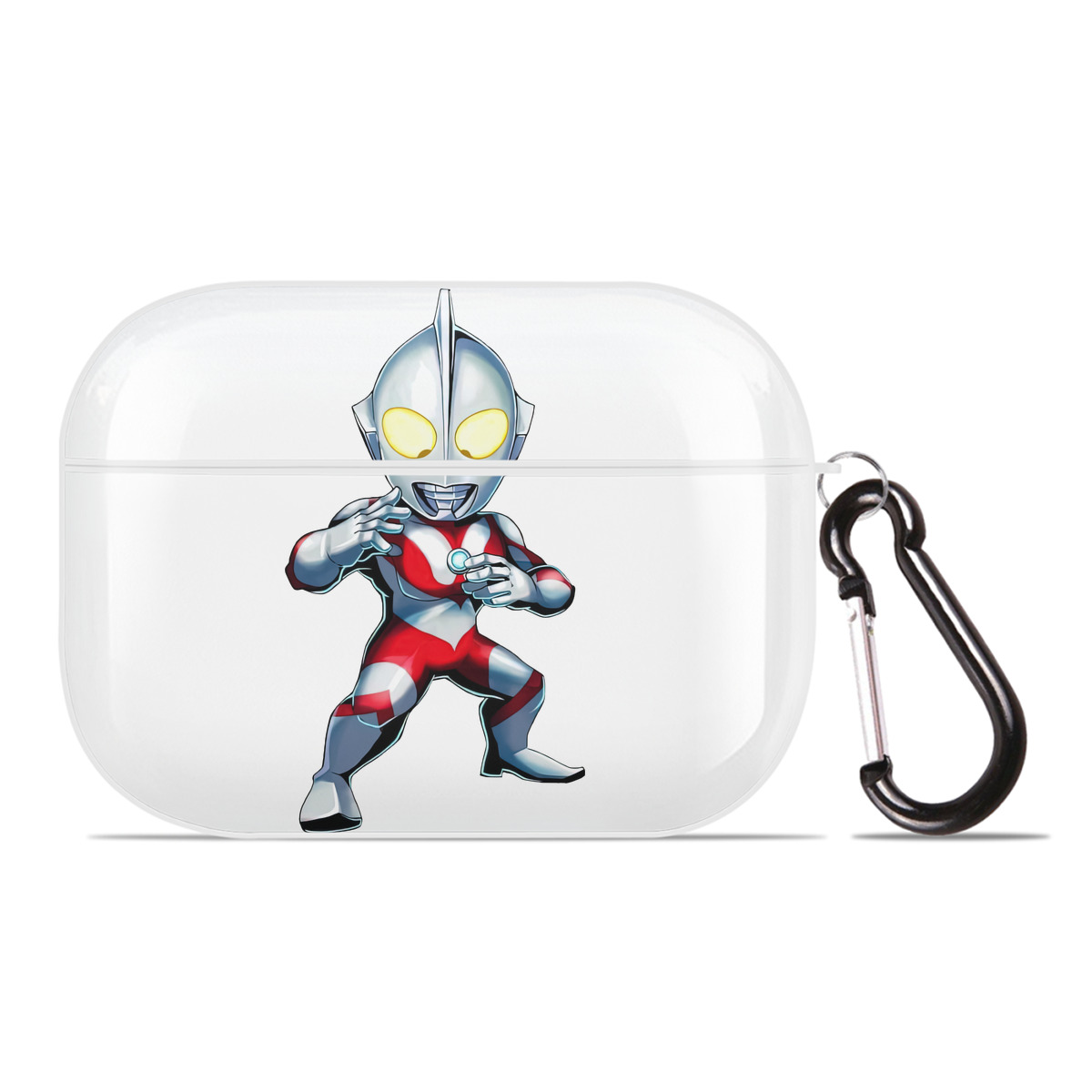 （画像用） ウルトラマン Ultraman 【AirPods Pro用】ハードシェル保護ケース 耐衝撃・防指紋・カラビナ付き商品仕様