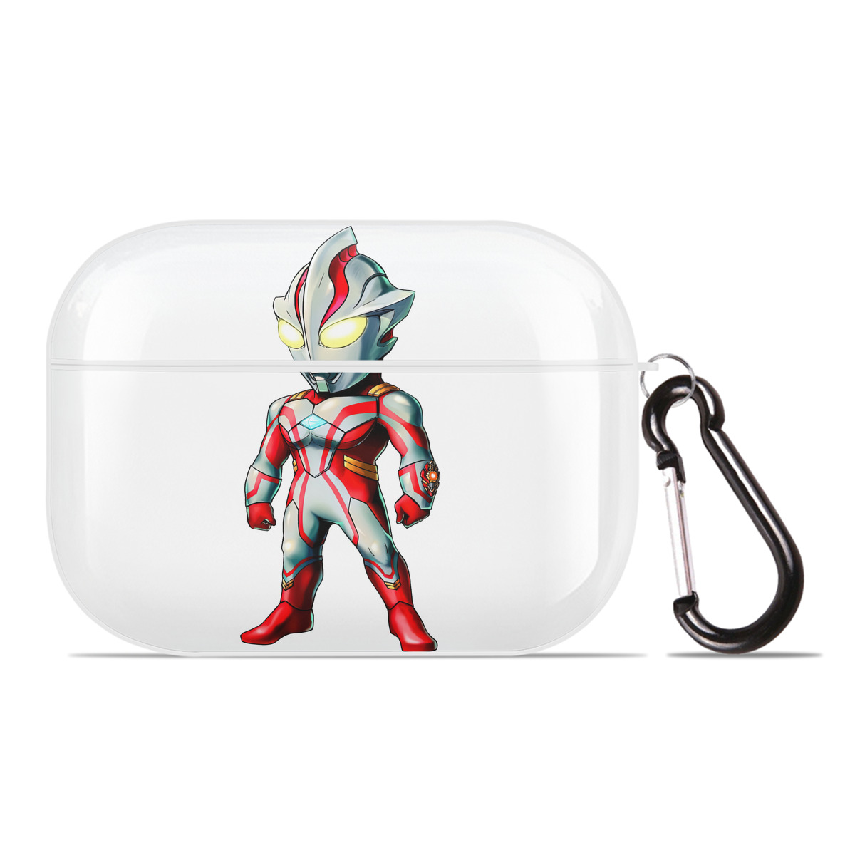 （画像用） ウルトラマン Ultraman 【AirPods Pro用】ハードシェル保護ケース 耐衝撃・防指紋・カラビナ付き商品仕様