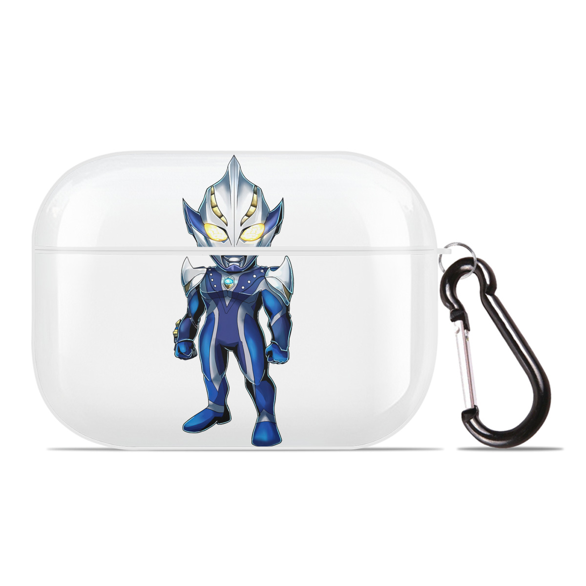 （画像用） ウルトラマン Ultraman 【AirPods Pro用】ハードシェル保護ケース 耐衝撃・防指紋・カラビナ付き商品仕様