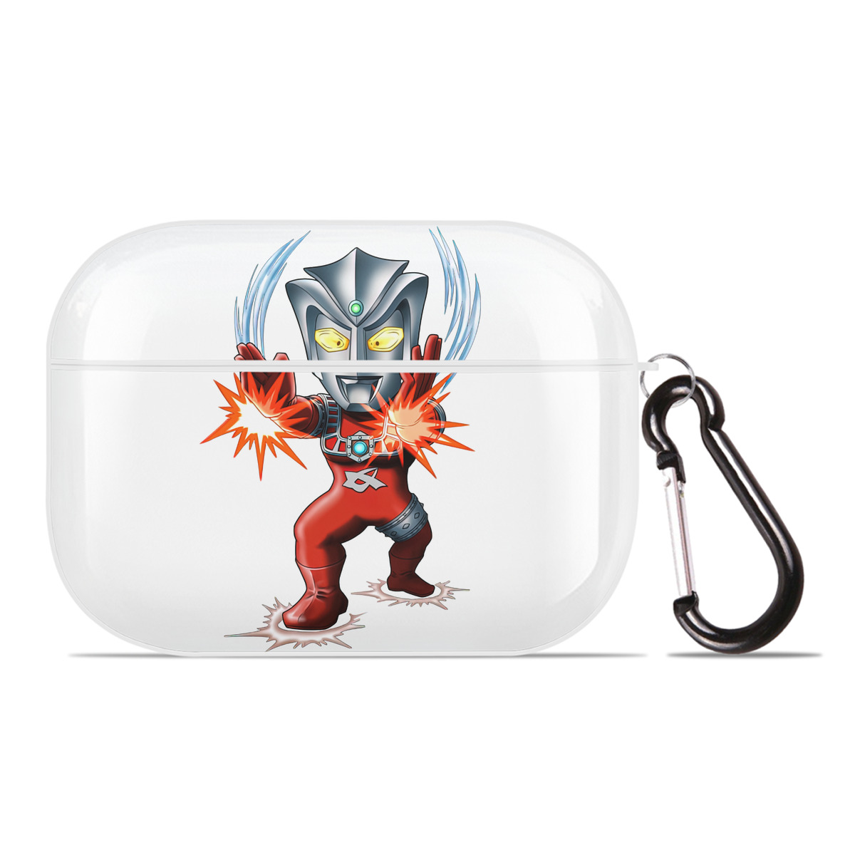 （画像用） ウルトラマン Ultraman 【AirPods Pro用】ハードシェル保護ケース 耐衝撃・防指紋・カラビナ付き商品仕様