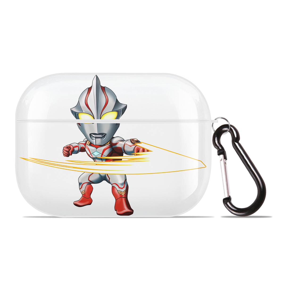 （画像用） ウルトラマン Ultraman 【AirPods Pro用】ハードシェル保護ケース 耐衝撃・防指紋・カラビナ付き商品仕様
