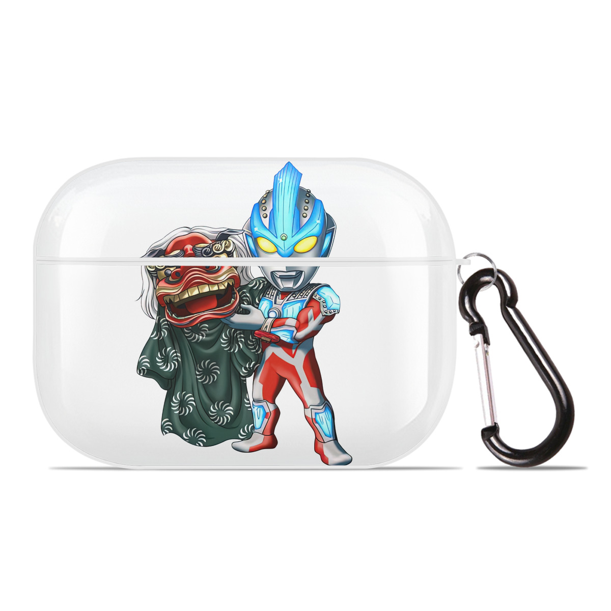 （画像用） ウルトラマン Ultraman 【AirPods Pro用】ハードシェル保護ケース 耐衝撃・防指紋・カラビナ付き商品仕様