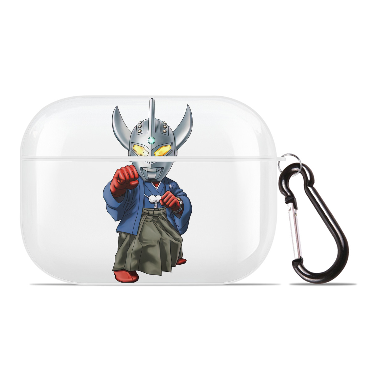 （画像用） ウルトラマン Ultraman 【AirPods Pro用】ハードシェル保護ケース 耐衝撃・防指紋・カラビナ付き商品仕様