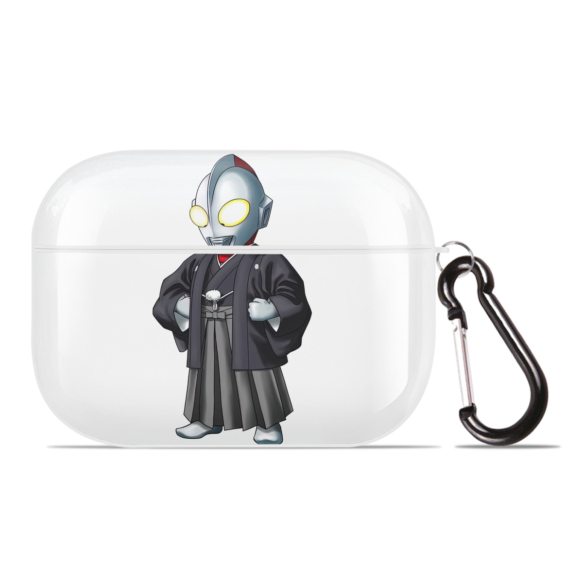 （画像用） ウルトラマン Ultraman 【AirPods Pro用】ハードシェル保護ケース 耐衝撃・防指紋・カラビナ付き商品仕様