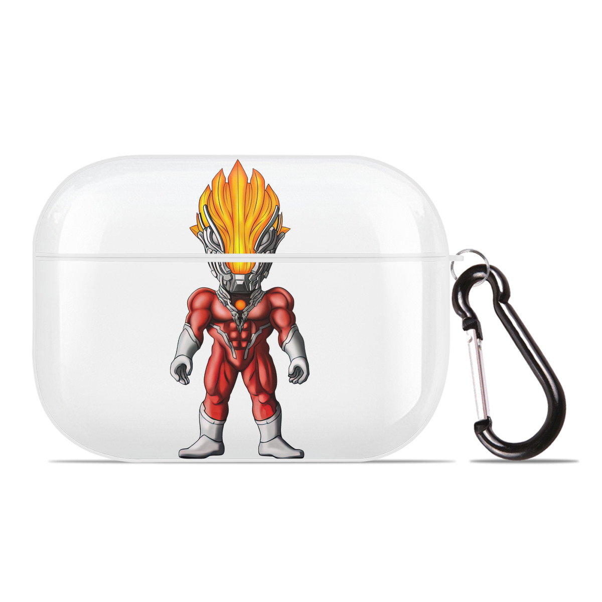 （画像用） ウルトラマン Ultraman 【AirPods Pro用】ハードシェル保護ケース 耐衝撃・防指紋・カラビナ付き商品仕様