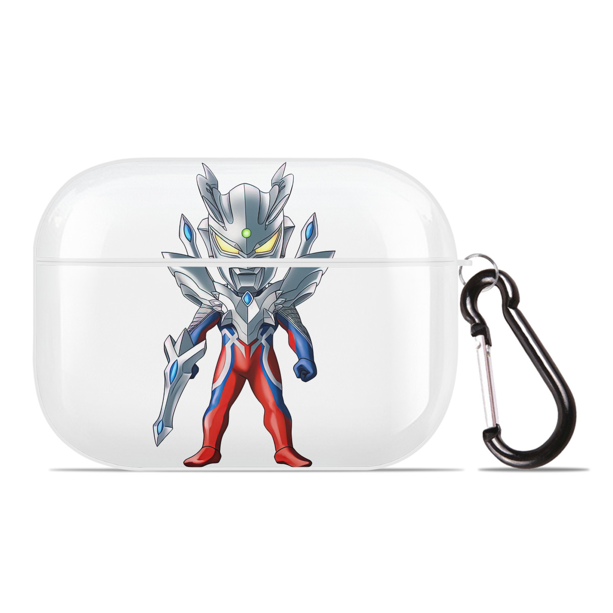 （画像用） ウルトラマン Ultraman 【AirPods Pro用】ハードシェル保護ケース 耐衝撃・防指紋・カラビナ付き商品仕様