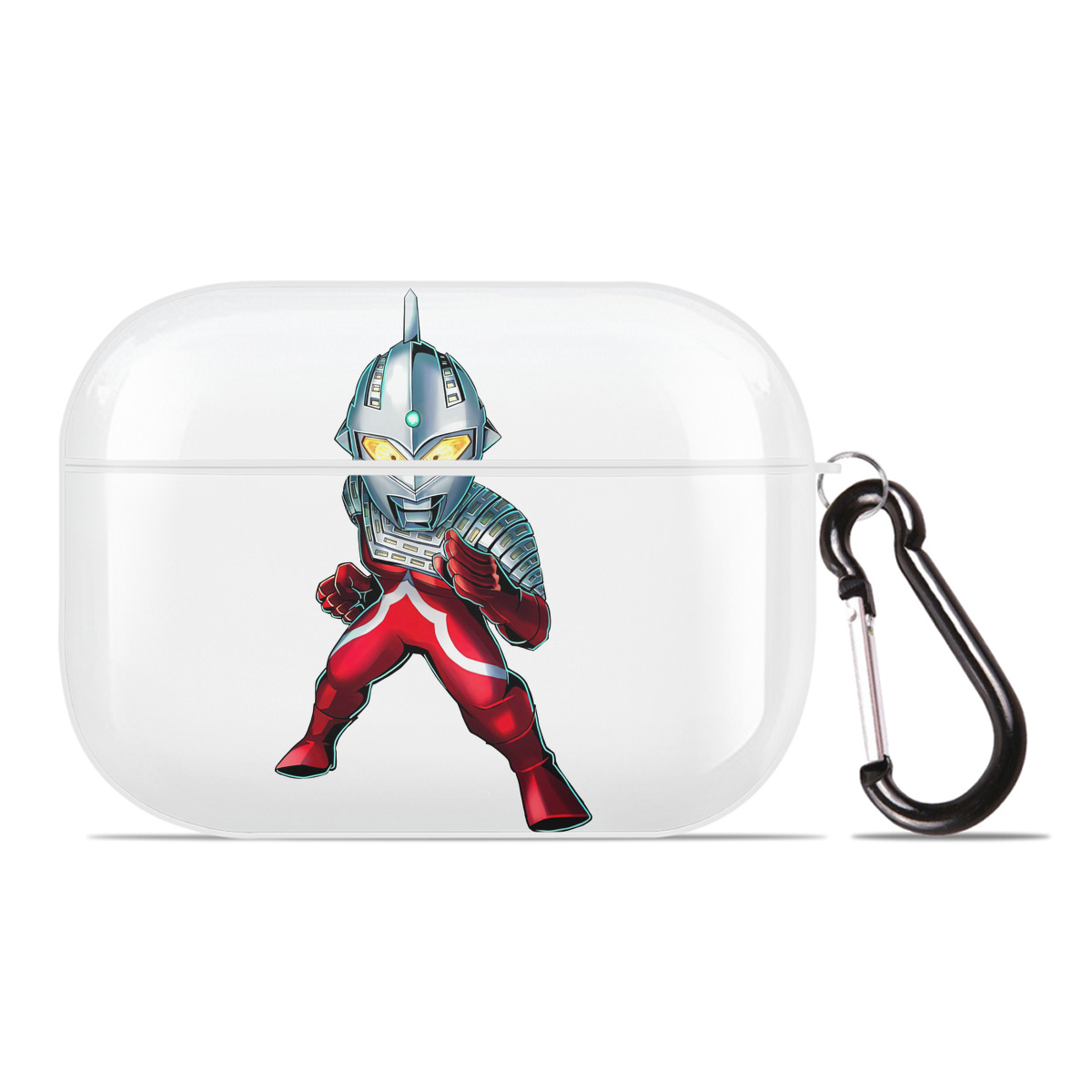 （画像用） ウルトラマン Ultraman 【AirPods Pro用】ハードシェル保護ケース 耐衝撃・防指紋・カラビナ付き商品仕様
