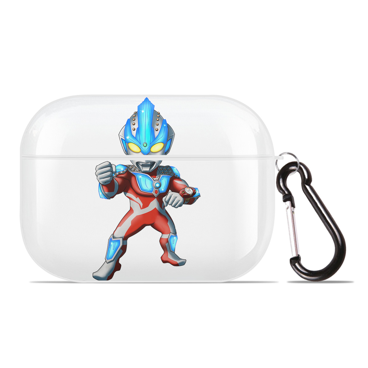 （画像用） ウルトラマン Ultraman 【AirPods Pro用】ハードシェル保護ケース 耐衝撃・防指紋・カラビナ付き商品仕様