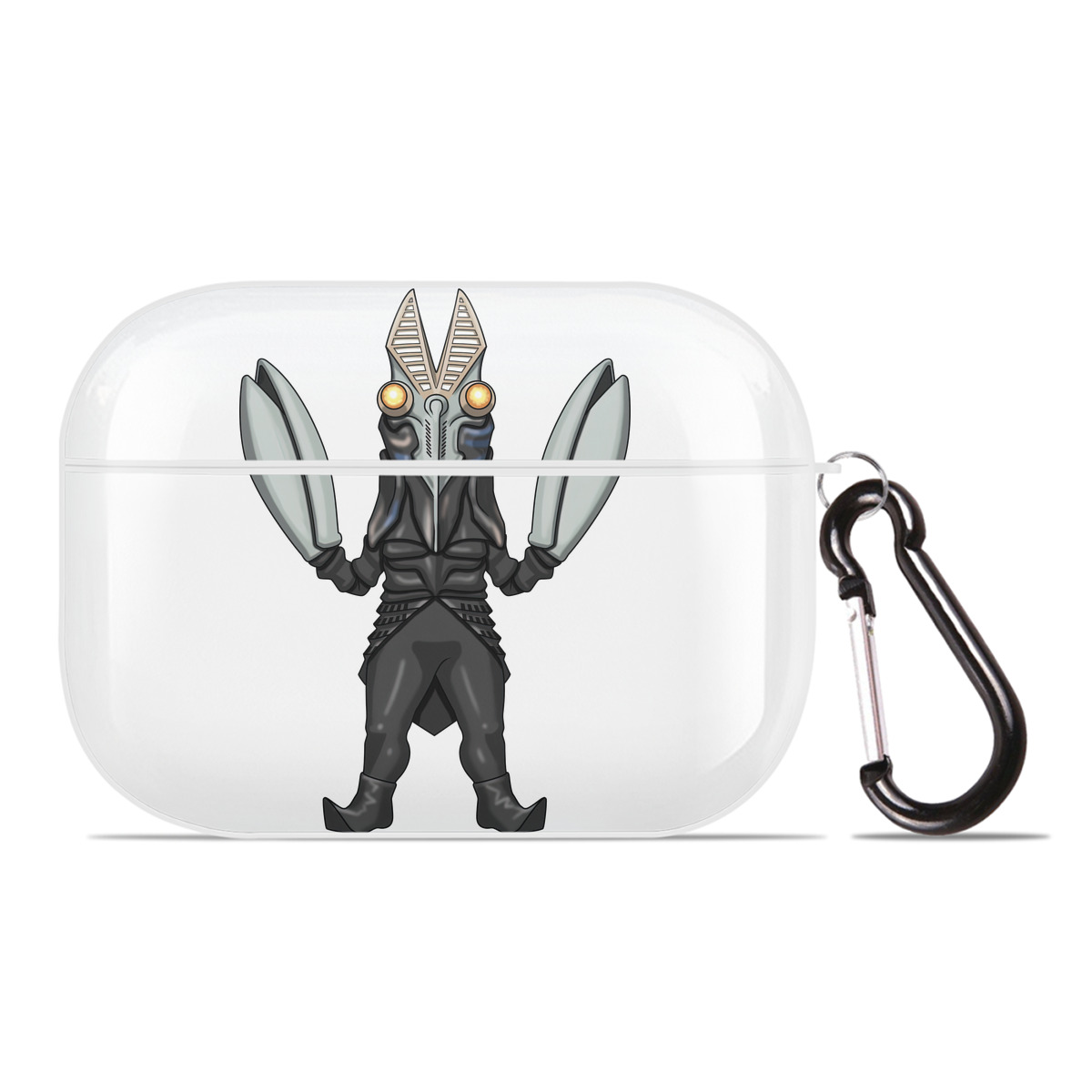 （画像用） ウルトラマン Ultraman 【AirPods Pro用】ハードシェル保護ケース 耐衝撃・防指紋・カラビナ付き商品仕様