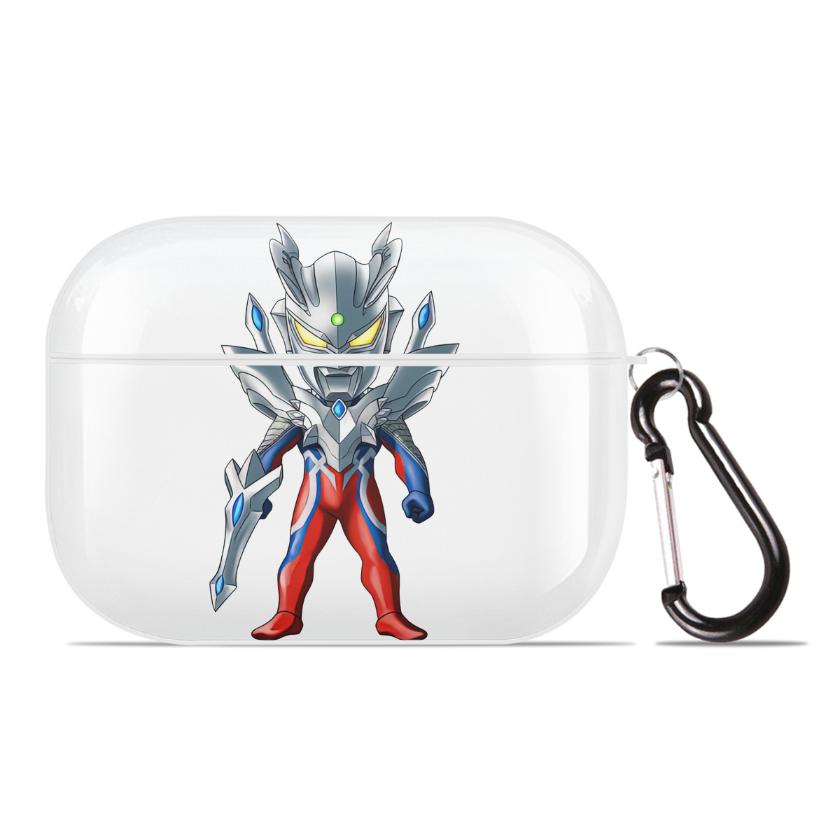 （画像用） ウルトラマン Ultraman 【AirPods Pro用】ハードシェル保護ケース 耐衝撃・防指紋・カラビナ付き商品仕様