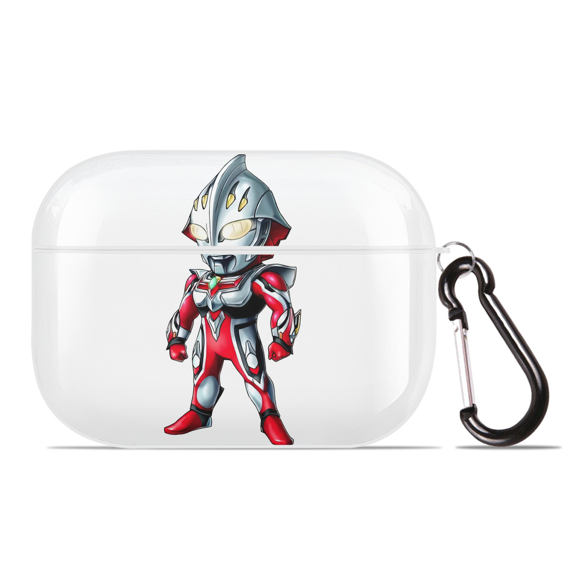 （画像用） ウルトラマン Ultraman 【AirPods Pro用】ハードシェル保護ケース 耐衝撃・防指紋・カラビナ付き商品仕様