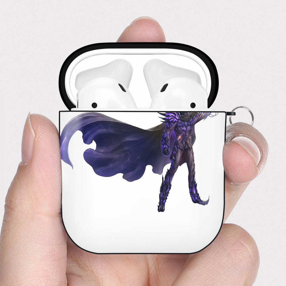（画像用） ウルトラマン Ultraman AirPods 第2世代保護ケース ハードシェル ブラック 耐衝撃・防指紋・カラビナ付き