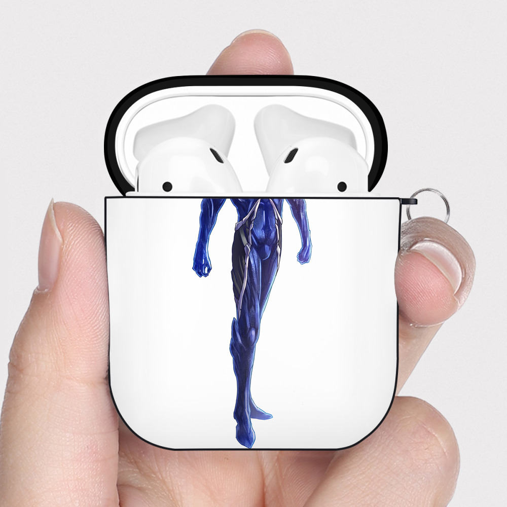 （画像用） ウルトラマン Ultraman AirPods 第2世代保護ケース ハードシェル ブラック 耐衝撃・防指紋・カラビナ付き