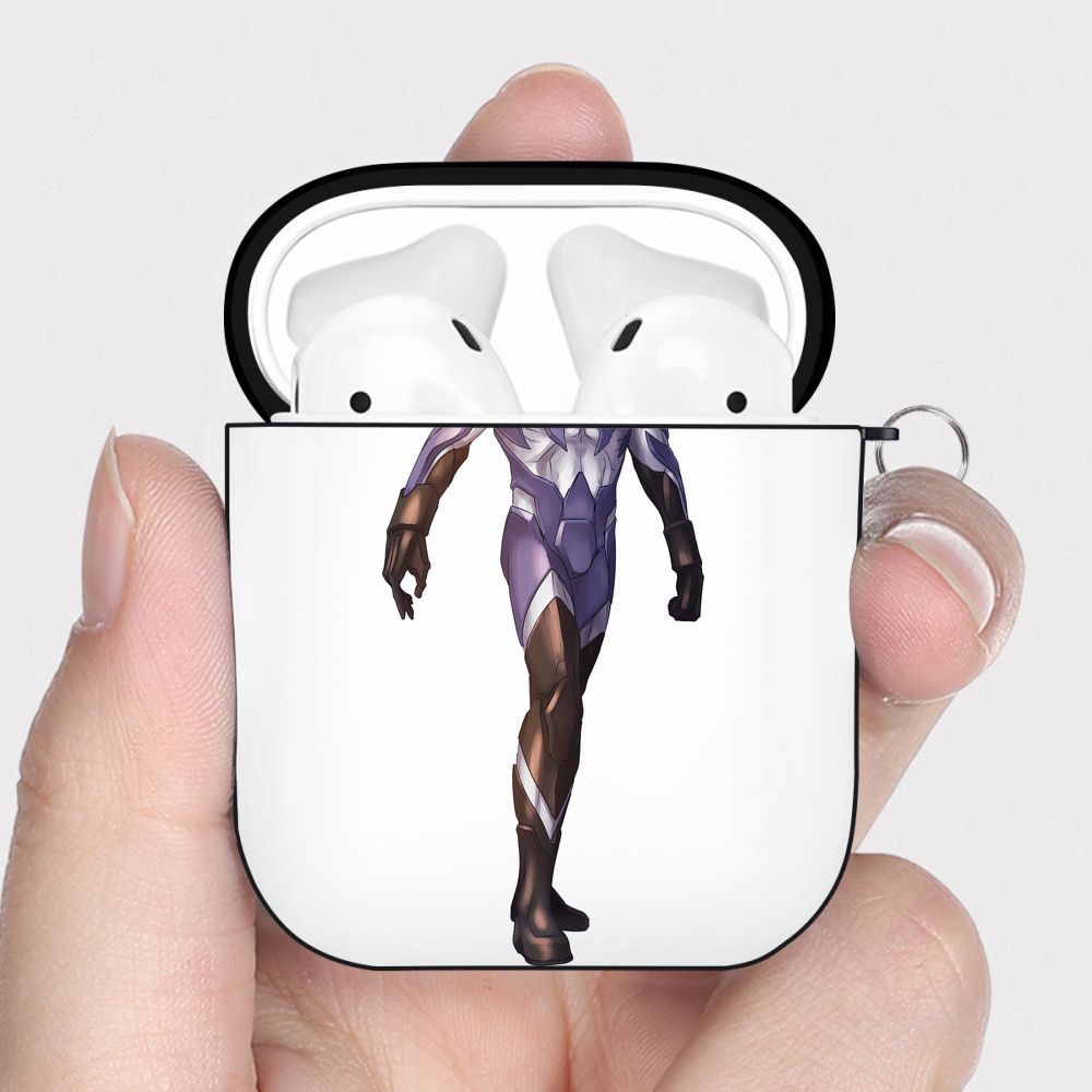 （画像用） ウルトラマン Ultraman AirPods 第2世代保護ケース ハードシェル ブラック 耐衝撃・防指紋・カラビナ付き