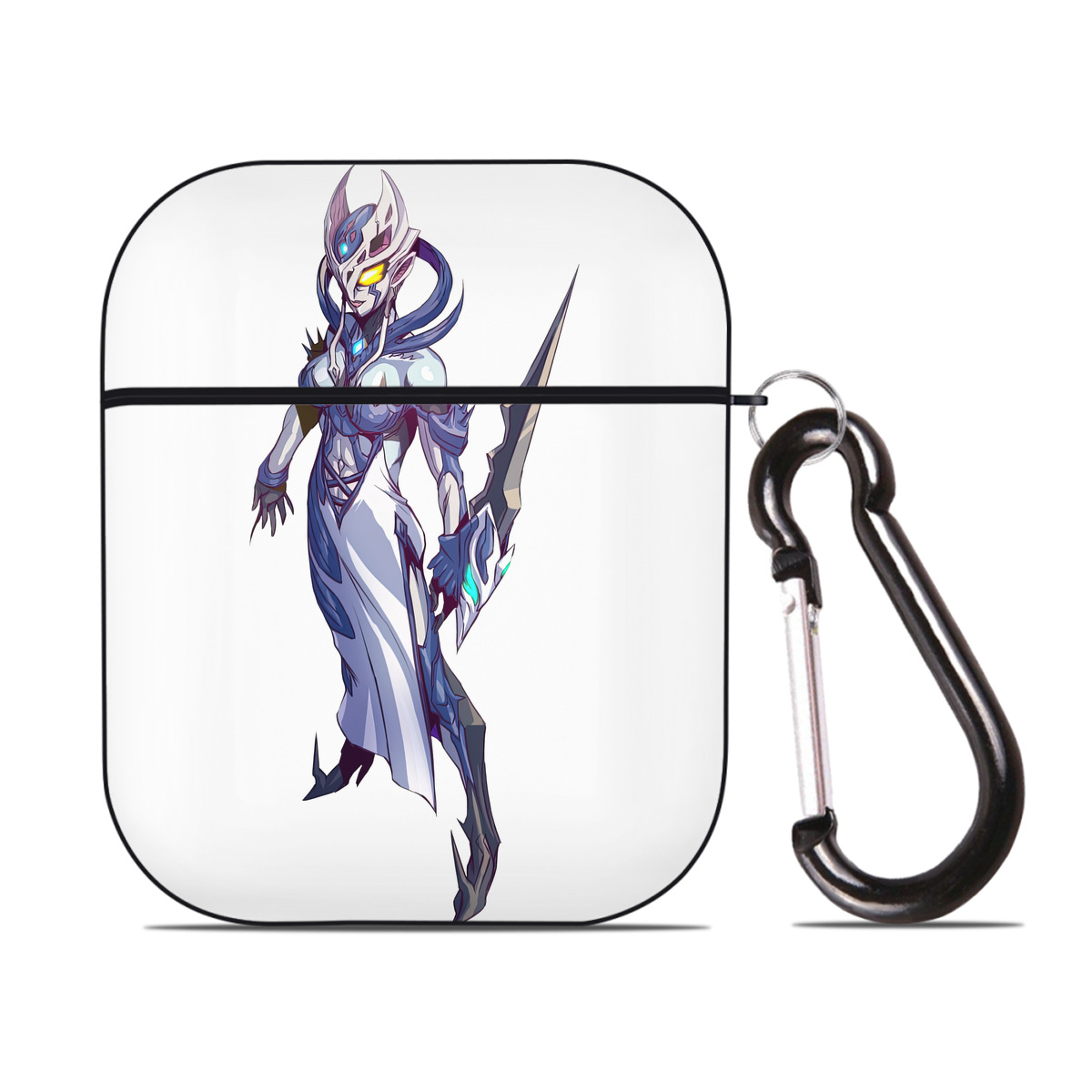 （画像用） ウルトラマン Ultraman AirPods 第2世代保護ケース ハードシェル ブラック 耐衝撃・防指紋・カラビナ付き