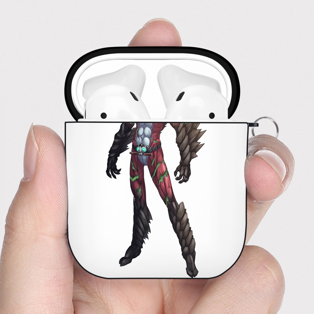（画像用） ウルトラマン Ultraman AirPods 第2世代保護ケース ハードシェル ブラック 耐衝撃・防指紋・カラビナ付き
